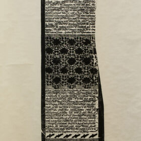 black and white woodcut