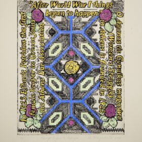 etching with watercolor